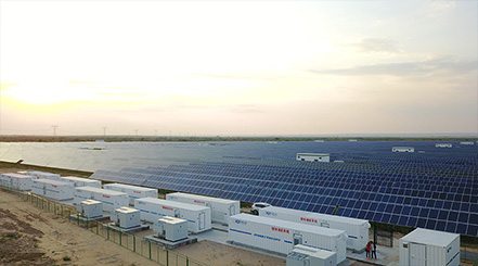 国内首个5MW/10MWh，35kV大型地面弃光储能电站（2016）